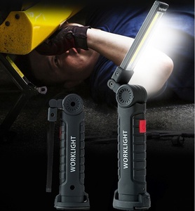 USB Rechargeable COB Work Light Rubber Covered Bright Foldable Working Light with Magnet and Hook for Car <strong>Inspection</strong> - Product Image 5