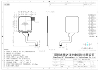 شاشة عرض TFT LCD مقاس 1.69 بوصة بتقنية IPS ودقة 240*280 بكسل وواجهة RGB SPI ووحدة تحكم ST7789V2