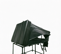 Tente de toit rigide en aluminium pliable 4x4 pour camping-car, 4 personnes, ouverture latérale, quatre saisons, une chambre pour le camping en plein air
