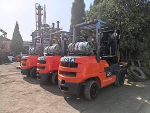 <b>Used</b> Japanese Gasoline Powered 3 Ton T-O-Y-O-T-A tcm komatsu heli lpg Forklift <b>Pallet</b> lifting Truck machine stacker side shift - Product Image 5