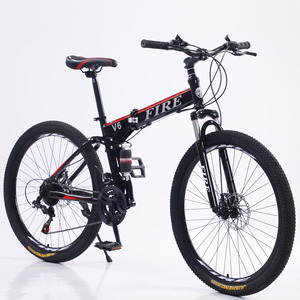 Vélo de montagne pliable FIREBIKER 29 pouces avec fourche à suspension et système de vitesses pour adultes, hommes et femmes - Product Image 3