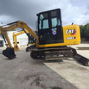 รถขุดตีนตะขาบ CAT306E2 6 ตัน มือสอง พร้อมชิ้นส่วนไฮดรอลิกของ Kawasaki บุ้งกี๋ขุดขนาด 0.3 เมตร รุ่นปี 2022 - Product Image 1