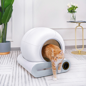 Caja de arena de autolimpieza inteligente con Control de aplicación de <span class=keywords><strong>precio</strong></span> más bajo para gatos Caja de arena de inodoro automática para gatos - Product Image 4
