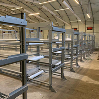 Équipement de cages à poules entièrement automatiques de type H, respectueux de l'environnement et économes en énergie, en acier galvanisé à chaud