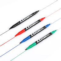 Gxin G-107E LOGO personnalisé résistant à double pointe étanche à l'alcool stylo marqueur permanent pointe extra fine jeu de marqueurs permanents