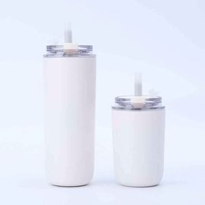 Pink Stainless Steel Vacuum Tumbler With Straw Minimalist Design Travel Mug Double Wall Insulated 12-24 Hours Thermal Keep <b>Hot</b> - Product Image 5