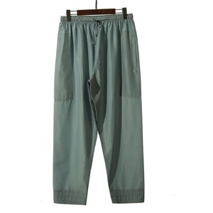 Durable, lightweight, washable men's trousers for outdoor use, loose fit, casual, <b>elastic</b> waist - Product Image 1