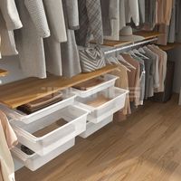Металлическая гардеробная система Joyings DIY из углеродистой стали, сборная, на заказ
