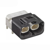 Connecteur de transfert de signal FOXECO H-MTD Fakra Automotive Board End Male Copper Contact 12V 1.5A