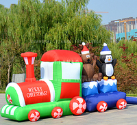 Arche gonflable de Noël arbre de Noël gonflable Noël Thomas petit train