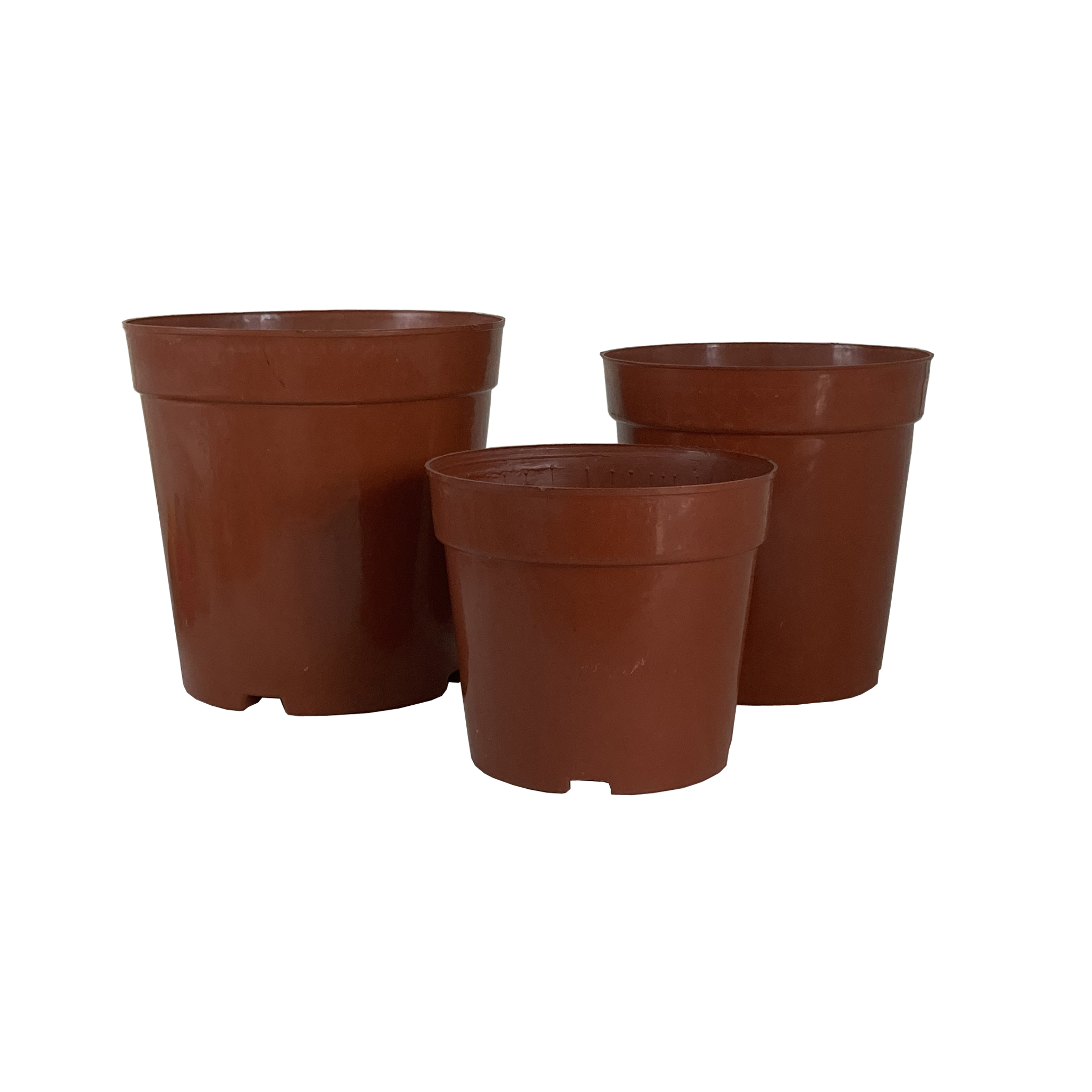 Customizable Black Plastic Flower Pot Outdoor Gallon Pot High Quanlity