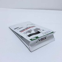 Sacs d'emballage pour engrais à fermeture éclair scellée à huit côtés, sur mesure, en gros, et sacs d'emballage en plastique avec fenêtres transparentes