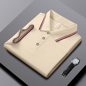 <span class=keywords><strong>Polo</strong></span> sportiva Casual da uomo con maniche corte da uomo con colletto da Golf traspirante da estate ad asciugatura rapida camicia a maniche corte da uomo - Product Image 2