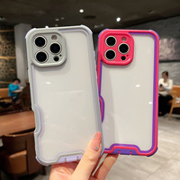 Étui de téléphone transparent épais et robuste de luxe pour iPhone 16 15 Pro Max Plus 14 13 12 11 étuis couverture antichoc transparente