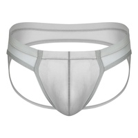 Style japonais Sexy hommes sous-vêtements hip-révélateur Double string haute élastique Transparent Jockstrap personnalisé taille basse amusant