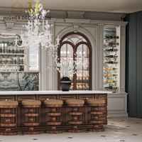 Vitrine à vin moderne personnalisée armoire en bois en acier inoxydable pour la maison hôtel bar à vin cave meubles d'affichage
