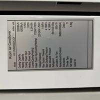 Climatiseur Split Inverter Mini AC 220V 50Hz 9000BTU 12000BTU 1.5HP R410a Refroidissement Seulement avec Wifi