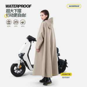 Regenmantel für Fahrräder Roller Motorräder Langer Ganzkörper Schwerer regens icherer Poncho, Erwachsene Unisex Outdoor Riding-Specific - Product Image 4