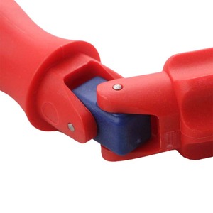 Red Plastic Ratcheting <b>Wrench</b> Single End Hex Manual Home Diy Tool Anti Slip Handle - Product Image 2