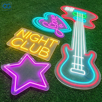 Enseigne néon LED flexible personnalisée, étanche, lettres logo 3D, enseigne néon en acrylique, fabrication directe d'usine, enseigne néon commerciale OEM pour les entreprises
