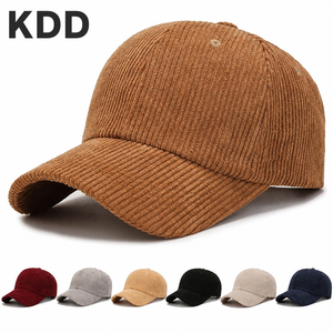 <span class=keywords><strong>Gorra</strong></span> de Béisbol de Pana Vintage Premium, Unisex, para Otoño e Invierno, Cálida, de Color Sólido, Ajustable, con Visera, para Logotipo Personalizado, Venta al Por Mayor - Product Image 1