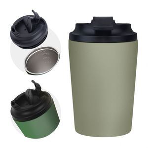 Vaso deportivo de acero inoxidable con aislamiento al vacío de 16 oz, con asa, doble pared, antiderrames, tapa 2 en 1 con pajita, apto para agua hirviendo, 12-24 - Product Image 4