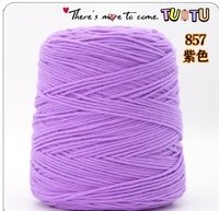 Fil à tufter personnalisé de haute qualité, 5 plis, 400g, en coton laitier pour bébé, 100% acrylique, filé à l'anneau, teint, haute ténacité