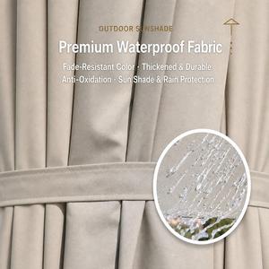 Sombrilla de <span class=keywords><strong>Patio</strong></span> <span class=keywords><strong>para</strong></span> Exteriores con Cabezal Giratorio, 8 Varillas, Toldo Impermeable de Poliéster <span class=keywords><strong>para</strong></span> Jardín, Balcón, <span class=keywords><strong>Patio</strong></span> - Product Image 2