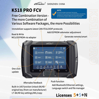 Lonsdor K518 PRO FCV Version Programmeur de clé de voiture tout-en-un Série de voitures 5 + 5 Utilisation gratuite Fonctions complètes