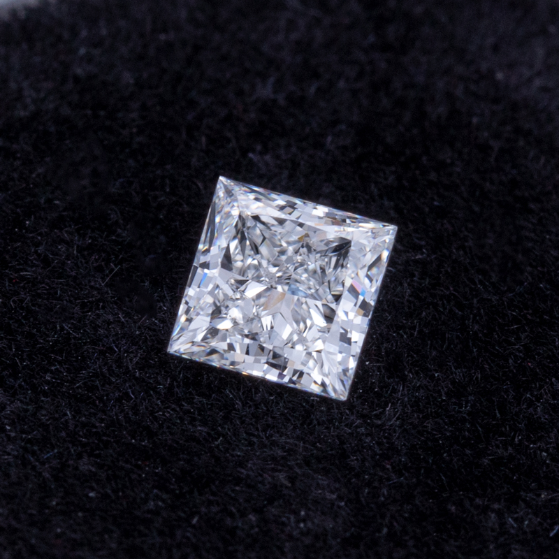CT Princess Cut Diamond High Quality Lab Grown Gemstone