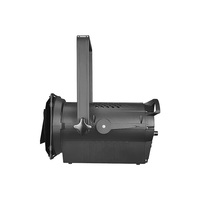 Projecteur LED Fresnel électronique 200W à zoom, angle de faisceau réglable, contrôle DMX512, châssis en aluminium, idéal pour studio et studio de danse