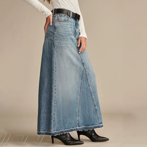 <strong>Plus</strong> <strong>Size</strong> <strong>Denim</strong> <strong>Skirt</strong> Women Stretch High Waisted Jeans <strong>Skirt</strong> Workwear - Product Image 4