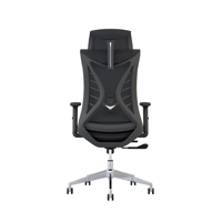 Chaise de bureau ergonomique pivotante, siège de haute qualité, avec accoudoir 2D, support lombaire réglable et appui-tête