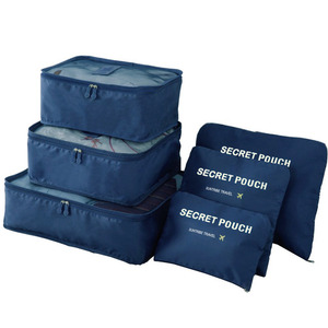 De <span class=keywords><strong>China</strong></span>, venta al <span class=keywords><strong>por</strong></span> mayor ropa de viaje organizador Bolsa 6 unids conjunto de almacenamiento de bolsa de malla colorido bolso - Product Image 1
