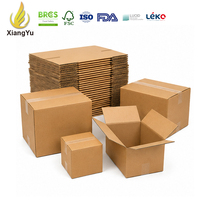 Boîtes d'expédition en carton ondulé personnalisées, cartons robustes pour l'emballage d'exportation, fret international et expédition à l'étranger