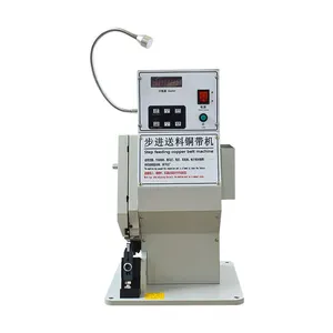 Máquina de empalme de tiras de cobre de precisión con función de paso semiautomática