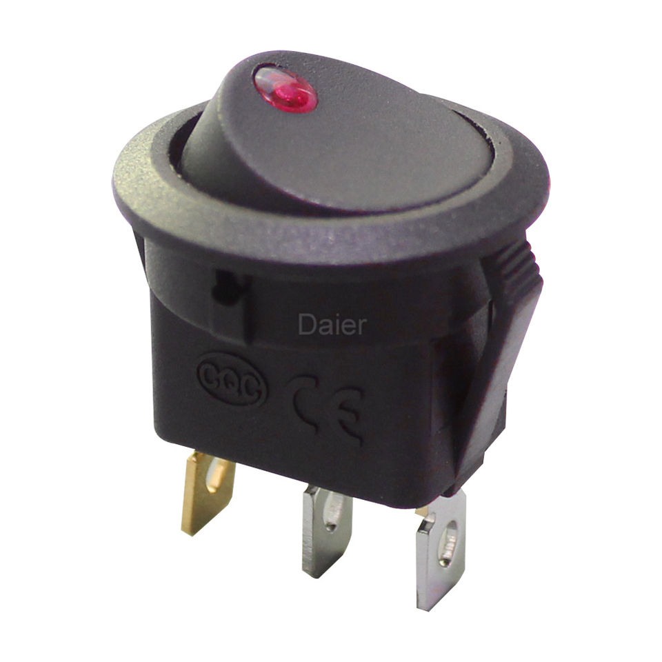 Mini KCD1 Rocker Switch - 12V 20A for Automotive & Boats