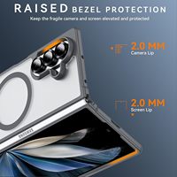 Casing Ponsel Lipat Samsung Z Fold 8/Z Flip 7 2026, PC Matte Skin-Feel Magnetik, Pelindung Anti Jatuh, Penutup Penuh