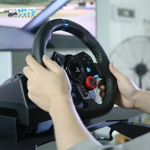 Winkelcentrum Volledig Aluminium Apparatuur Populair 32 Inch Scherm 3dof Motion Car Simulator 9d Virtuele Vr Racesimulator