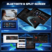 Lecteur multimédia de voiture 9 pouces pour Toyota Sienna 2004-2010, autoradio Android, GPS, Wifi, audio, Carplay, Android Auto