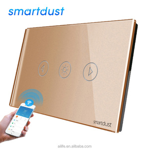 Smartdust US AU SAA Tuya Smartlife Smart Home Zigbee 3.0 Google Home pannello tattile in vetro temperato Led Light Wifi <span class=keywords><strong>Touch</strong></span> <span class=keywords><strong>Dimmer</strong></span> - Product Image 3