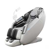 Fauteuil de massage portable de luxe électrique intelligent AI avec chaleur, fonction Shiatsu, trajectoire SL, zéro gravité, pour le dos et le spa, 3D 4D, de qualité professionnelle