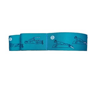 Cinturón de segmento grueso de látex de nailon, cinturón elástico para Yoga, figura de baile latino, ocho posturas elásticas, bandas de ejercicio de entrenamiento - Product Image 6