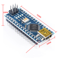 HOT ch340 USB TTL nano V3.0 Placa de desarrollo versión mejorada controlador Placa de desarrollo de programación para Arduino