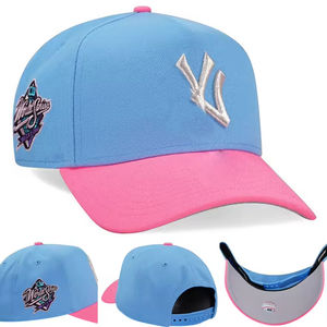 Gorra de béisbol deportiva de poliéster negro de secado rápido de 5 paneles unisex de alta calidad personalizada, gorra de béisbol impermeable con logotipo bordado 3D - Product Image 6