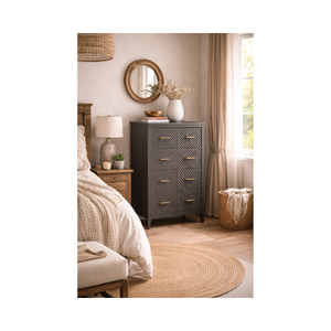 Collection CAIRNDALE, armoire haute de style moderne, écologique, durable, en pin massif, best-seller pour le salon, meubles de chambre à coucher - Product Image 1