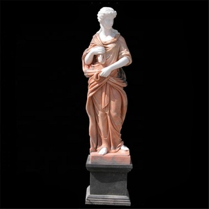 Estilo de diseño moderno Escultura de piscina de piedra amarilla Lady <span class=keywords><strong>Fortuna</strong></span> Estatua Sex Lady Estatua para villas garantizadas - Product Image 6