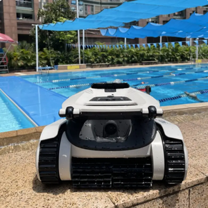 Robot Limpiador <span class=keywords><strong>de</strong></span> Piscinas Inteligente, Inalámbrico, Montado en la Pared, Automático, Accesorio para Piscinas - Product Image 1