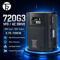 Convertisseur de fréquence statique vectoriel RT720G3 0,75~110KW pour usage intensif, triphasé 380V, régulateur de vitesse de moteur de ventilateur