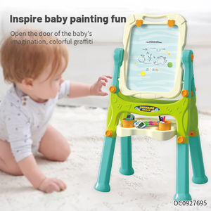 2in1 การเรียนรู้แม่เหล็กสองด้านเด็กพลาสติกลบกระดานวาดภาพชุดของเล่น - Product Image 3